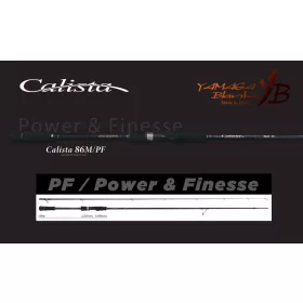   Yamaga Blanks Calista 86M/PF 2,57m 28gr Lansetă de spinning din 2 bucăți