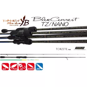   Yamaga Blanks Blue Current 77TZ Nano Global 2,31m 1,5-13gr 2 bucăți Lansetă de spinning