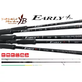   Yamaga Blanks Early+ 98H 2,93m 18-60gr Lansetă de spinning din 2 bucăți