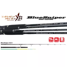   <b>Yamaga Blanks</b> Blue Sniper 82/6 2,50m 50-150gr 2 Bucăți Lansetă de Spinning