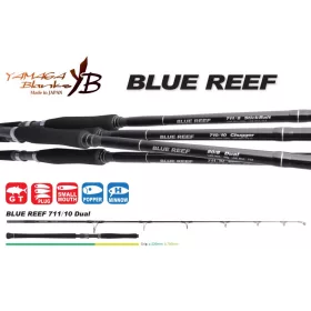   Yamaga Blanks Blue Reef GT 711/10 Dual 2,47m 220gr Lansetă de spinning din 2 piese