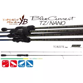   Yamaga Blanks Blue Current 67TZ Nano 2,02m 5gr Lansetă Spinning 2 Bucăți