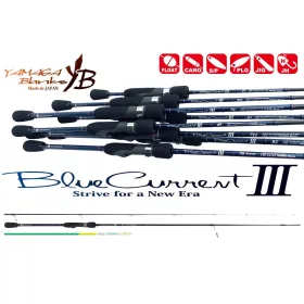   Yamaga Blanks Blue Current III 82 2,49m 2-20gr Lansetă de Spinning din 2 Bucăți