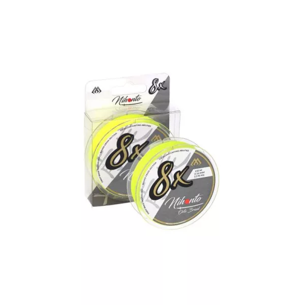 Mikado Nihonto Octa 0,2mm 150m Fir împletit Fluo